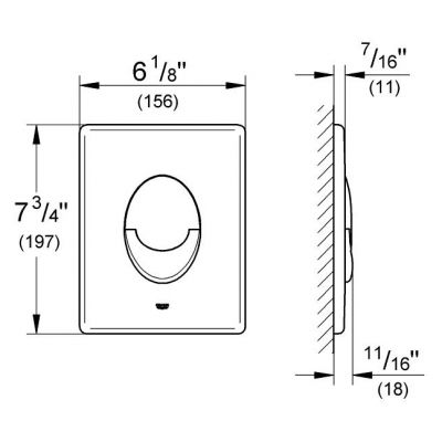 Przycisk spłukujący do wc 38505SH0 Grohe Skate