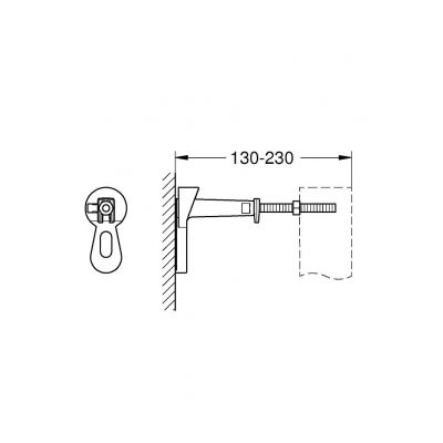 Wsporniki stelaża 3855800M Grohe Rapid SL