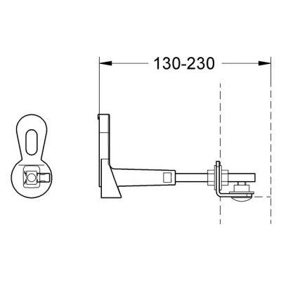 Wsporniki stelaża 38733000 Grohe Rapid SL