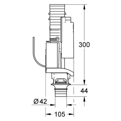 Wyposażenie dodatkowe stelaża 38736000 Grohe