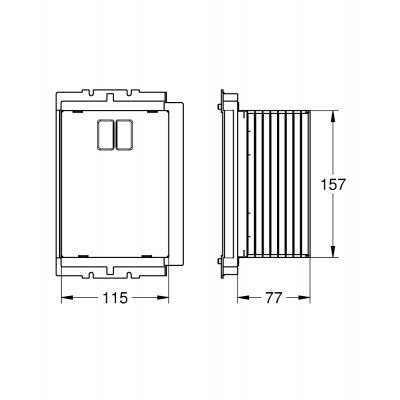 Puszka rewizyjna 40950000 Grohe Rapid SL