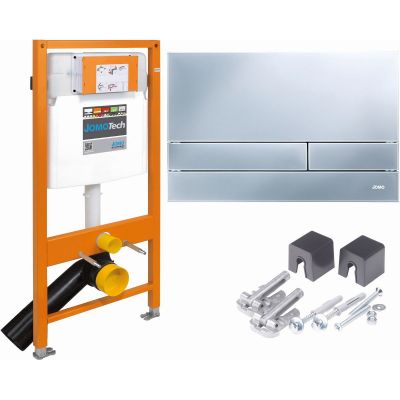 Stelaż podtynkowy z przyciskiem spłukującym do miski wc wiszącej 103000000008 Werit JOMOTech