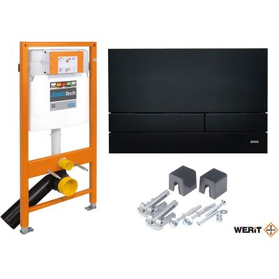 Stelaż podtynkowy z przyciskiem spłukującym do miski wc wiszącej 103000000015 Werit JOMOTech