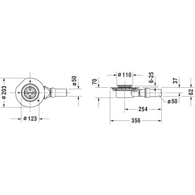Syfon do brodzika 791243000000000 Duravit