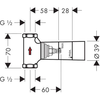Zawór podtynkowy odcinający 15973180 Hansgrohe