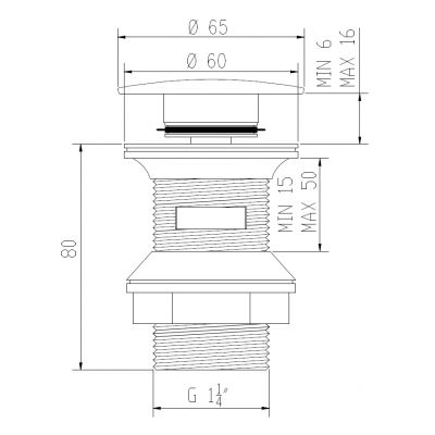 Invena SCB1029 korek do umywalki
