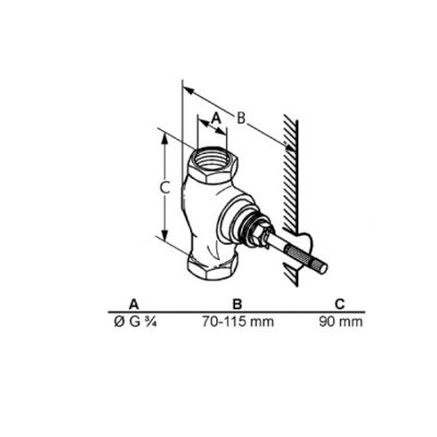 Zawór podtynkowy 29811 Kludi