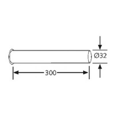 Kludi 8450250500 rura odpływowa