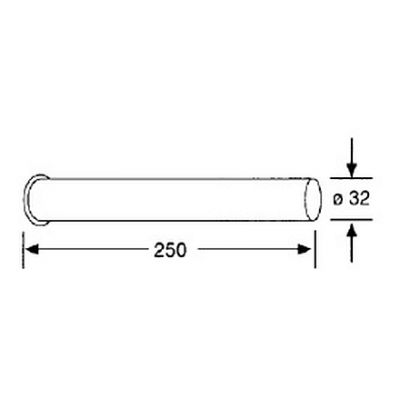 Kludi 8450660500 rura odpływowa