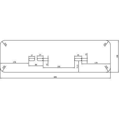 Uszczelka wygłuszająca 49302000 Oltens