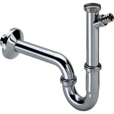 Syfon do umywalki rurowy chrom 445577 Viega Plus-Sifon