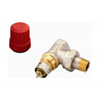 Zawór kątowy termostatyczny nikiel 013G3903 Danfoss RA-N