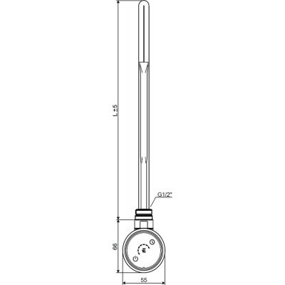 Grzałka elektryczna 600 W biała GREX600WWH Excellent Westa