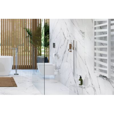 Grzejnik łazienkowy dekoracyjny 130.5x50 cm biały GREXIT131WH Excellent Italic