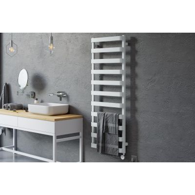 Grzejnik łazienkowy dekoracyjny 137x50 cm biały GREXME137WH Excellent Meteor