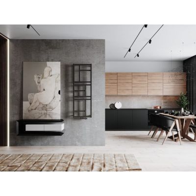 Grzejnik łazienkowy dekoracyjny czarny 174x60 cm MON60170D50C31 Instal Projekt Mondrian