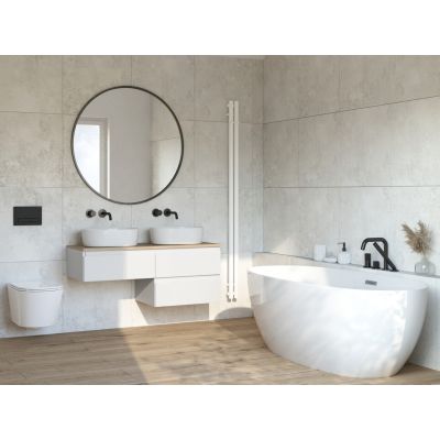 Grzejnik łazienkowy dekoracyjny 180x9.5 cm biały 55010000 Oltens Stang