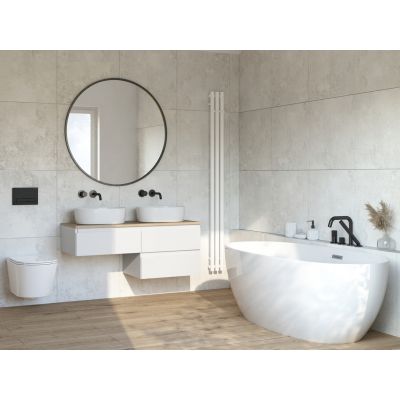 Bateria wannowo-prysznicowa nawannowa czarny mat 34202300 Oltens Hamnes