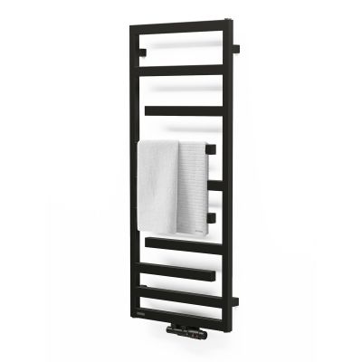 Grzejnik łazienkowy dekoracyjny 121x50 cm czarny 55015300 Oltens Flamma