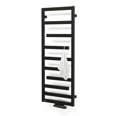 Grzejnik łazienkowy dekoracyjny 121x50 cm czarny 55015300 Oltens Flamma