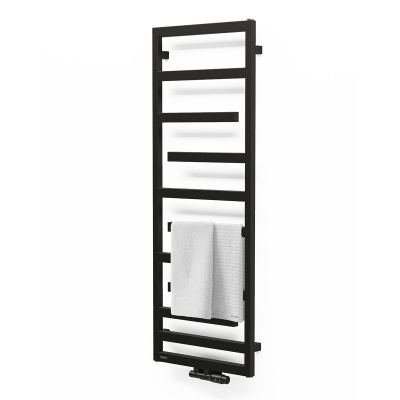 Grzejnik łazienkowy dekoracyjny 139x50 cm czarny 55016300 Oltens Flamma