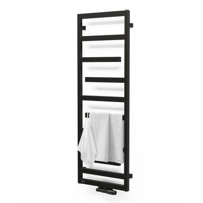 Grzejnik łazienkowy dekoracyjny 139x50 cm czarny 55016300 Oltens Flamma