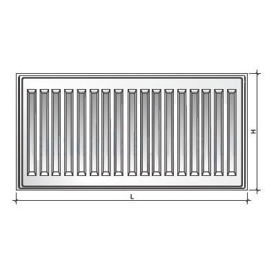 Grzejnik pokojowy 60x180 cm podłączenie boczne F061106018010300 Purmo Compact