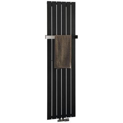 Grzejnik łazienkowy dekoracyjny 180x45 cm czarny IR147 Sapho Colonna