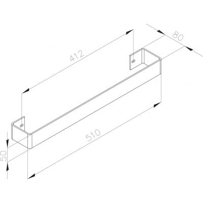 Wieszak na ręcznik IRPA14 Sapho Colonna