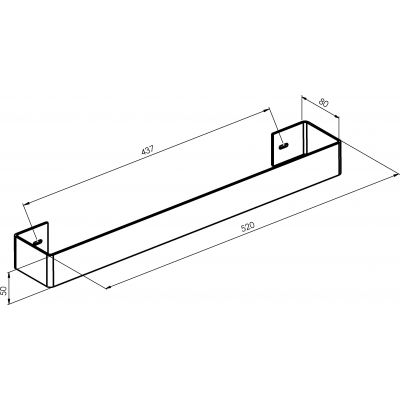 Wieszak na ręcznik MI520 Sapho Tabella