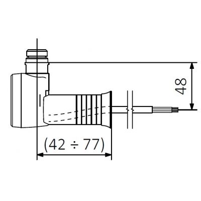 Grzałka elektryczna 400 W chrom WEMOB04TCROU Terma Moa Blue
