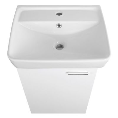 Szafka 41.5x37x63 cm podumywalkowa wisząca biała 56372 Aqualine Zoja