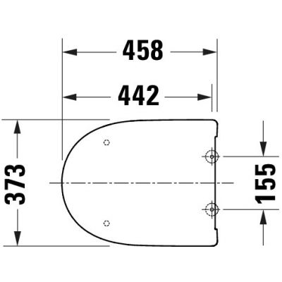 Deska sedesowa wolnoopadająca biała 0024490000 Duravit Univavo
