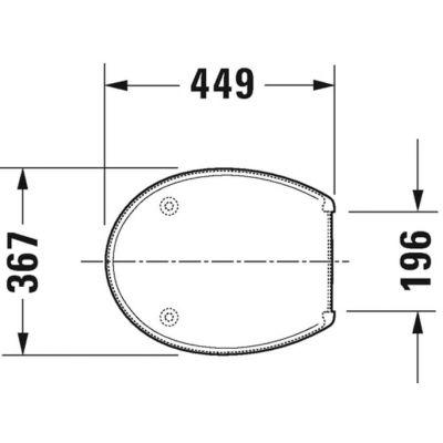 Deska sedesowa 0063610000 Duravit D-Code