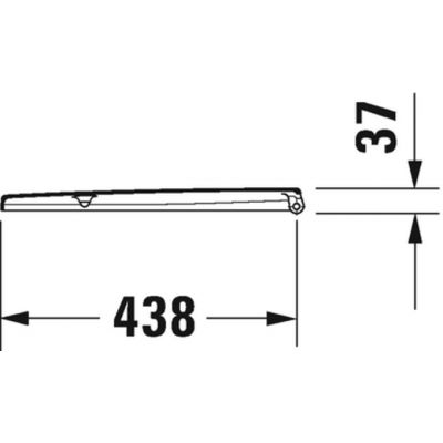 Deska sedesowa 0063610000 Duravit D-Code