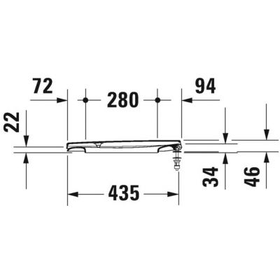 Deska sedesowa 0063610000 Duravit D-Code