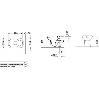Miska WC 21100120002 Duravit D-Code