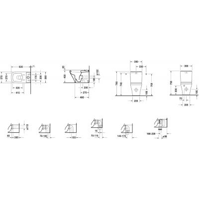 Miska kompakt WC 2155090000 Duravit DuraStyle