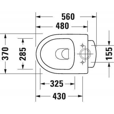 Miska WC 21840120002 Duravit No. 1
