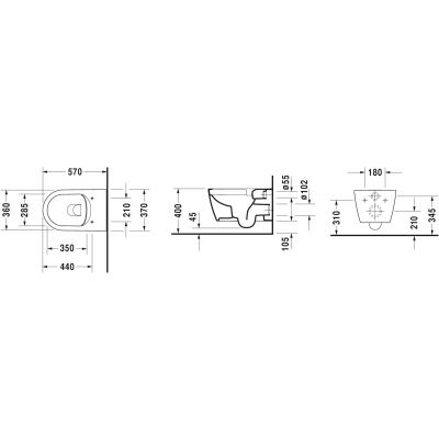 Zestaw Duravit 0020090000, 2529092000