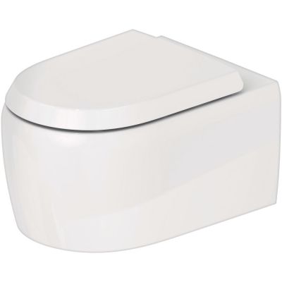 Miska WC wisząca bez kołnierza biały połysk 2556092000 Duravit Qatego