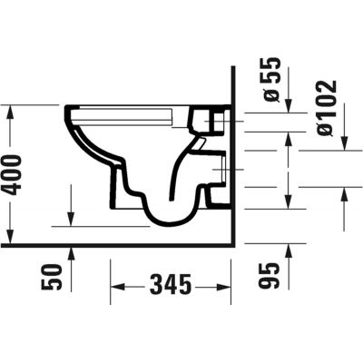 Miska WC 25750900002 Duravit No. 1