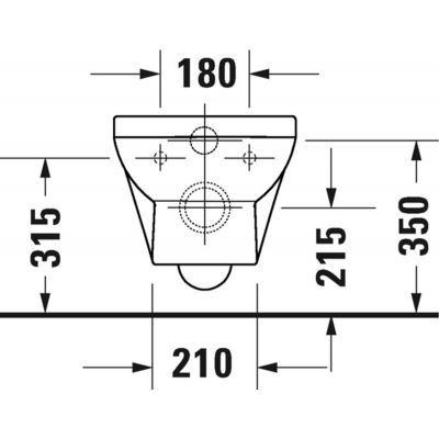 Miska WC 25750900002 Duravit No. 1