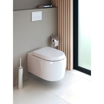 Miska WC wisząca bez kołnierza biały połysk 2583090000 Duravit Qatego
