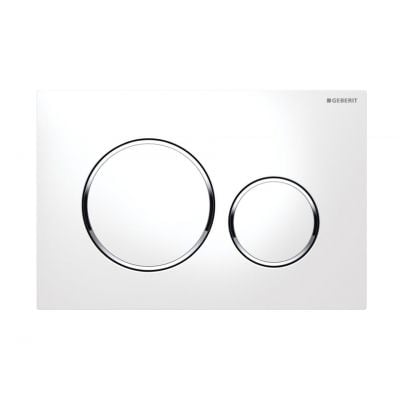 Przycisk spłukujący do wc chrom błyszczący-biały 115882KJ1 Geberit Sigma