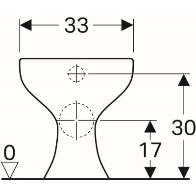 Miska WC stojąca dla dzieci biała 211500000 Geberit Bambini