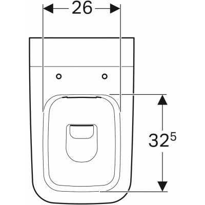 Miska WC stojąca 211910000 Geberit iCon