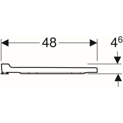 Deska sedesowa 500537011 Geberit Xeno2