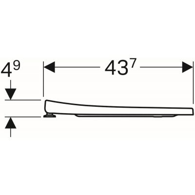 Deska sedesowa 500605012 Geberit Acanto