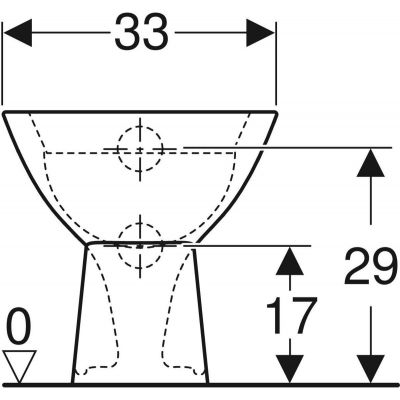 Miska WC stojąca dla dzieci biała 500916001 Geberit Bambini